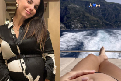 Sthefany Brito curte passeio de lancha na Itália e exibe barriguinha de grávida