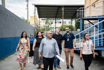 Escolas da rede municipal recebem equipe técnica para melhoria da educação em Mesquita