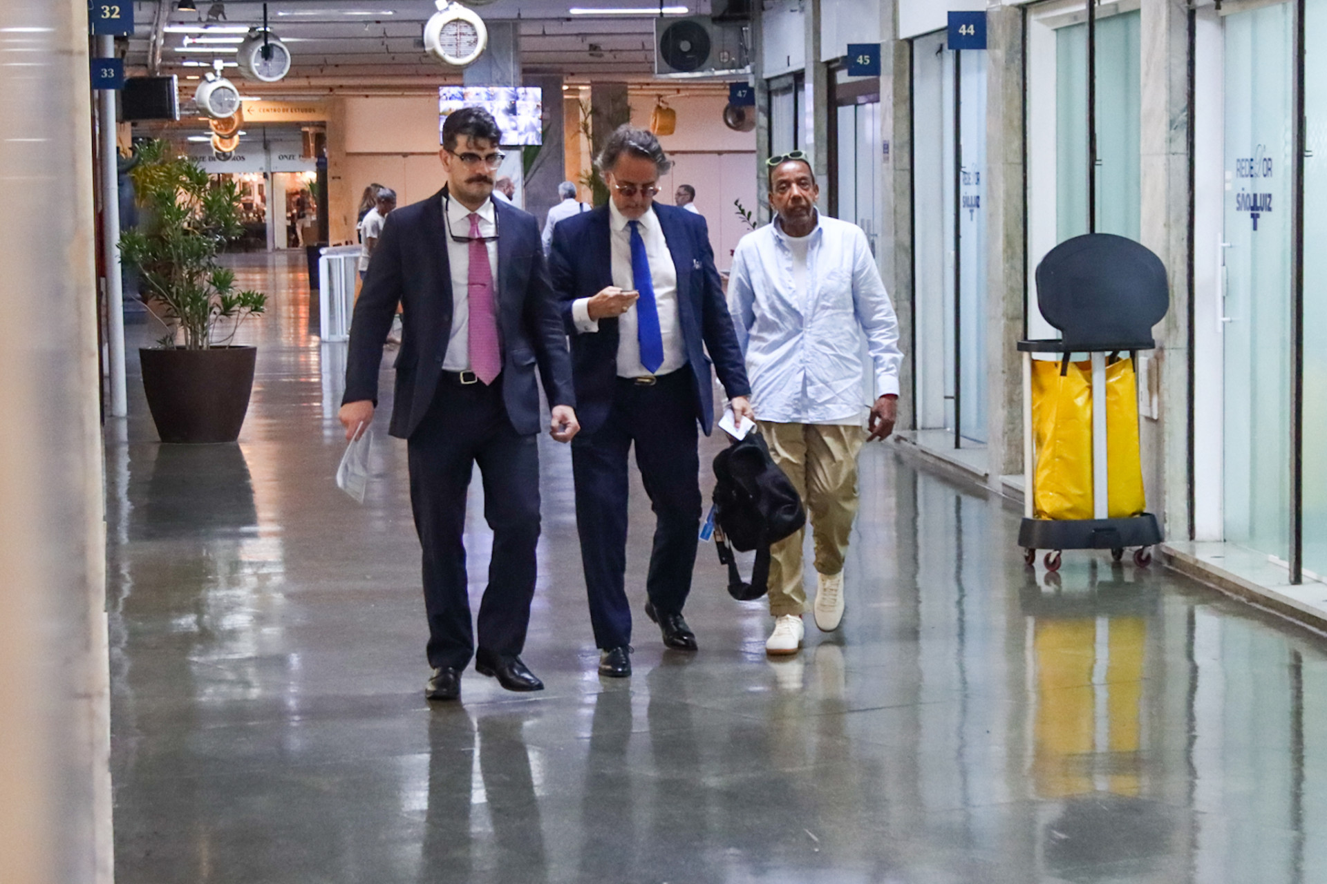 Jorge Ben Jor chega a audiência - Victor Chapetta/Agnews