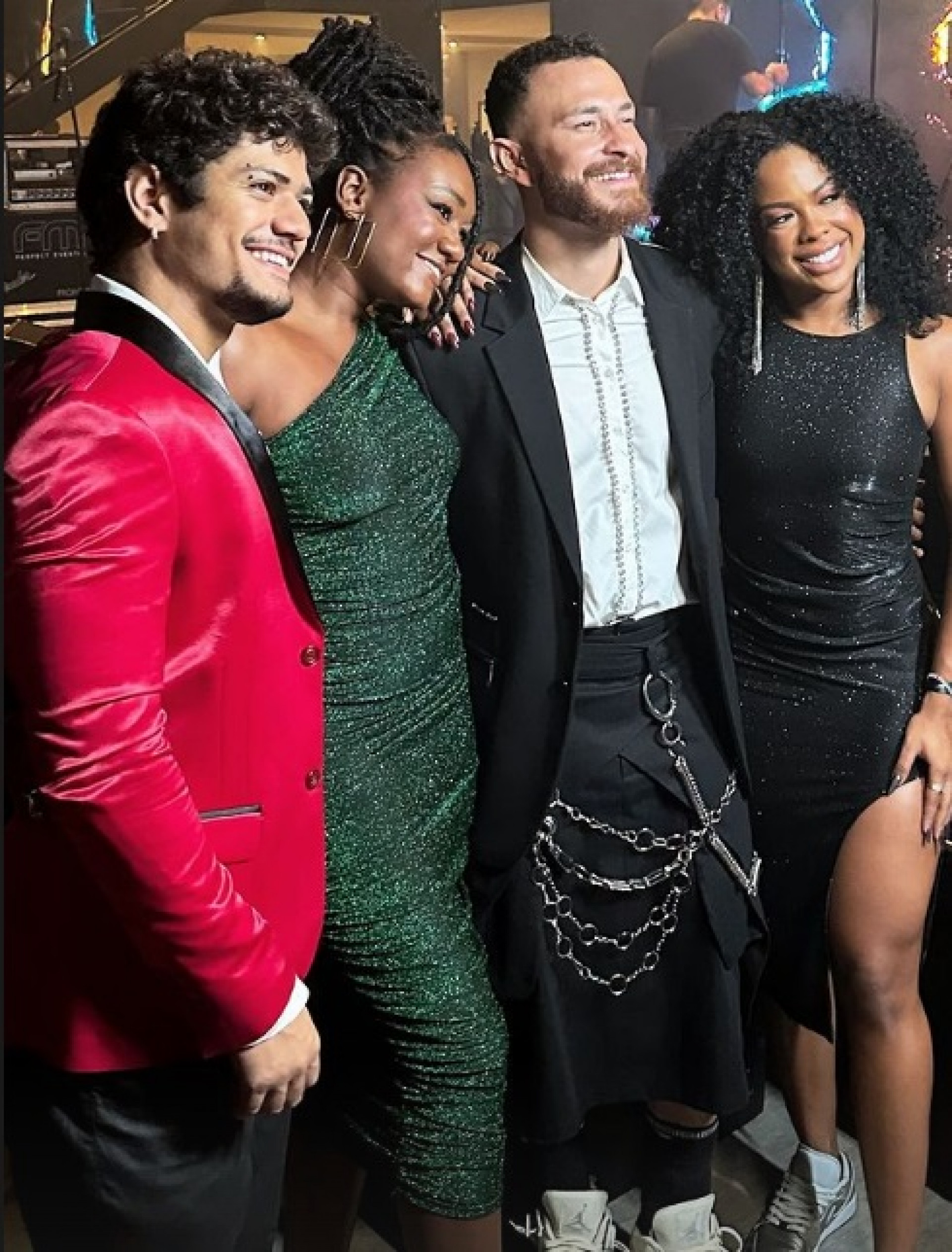 Gabriel Santana, Sarah Aline, Fred e Marvvila - Reprodução do Instagram