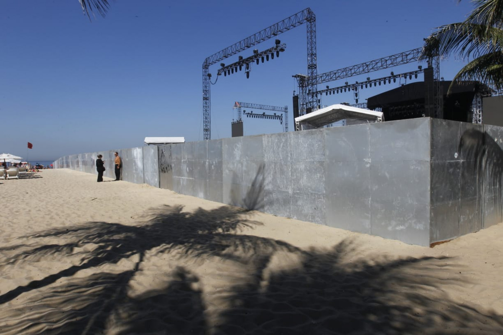 Fãs e cariocas acreditaram que espaço seria reservado para 7,5 mil convidados - Reginaldo Pimenta/Agência O Dia