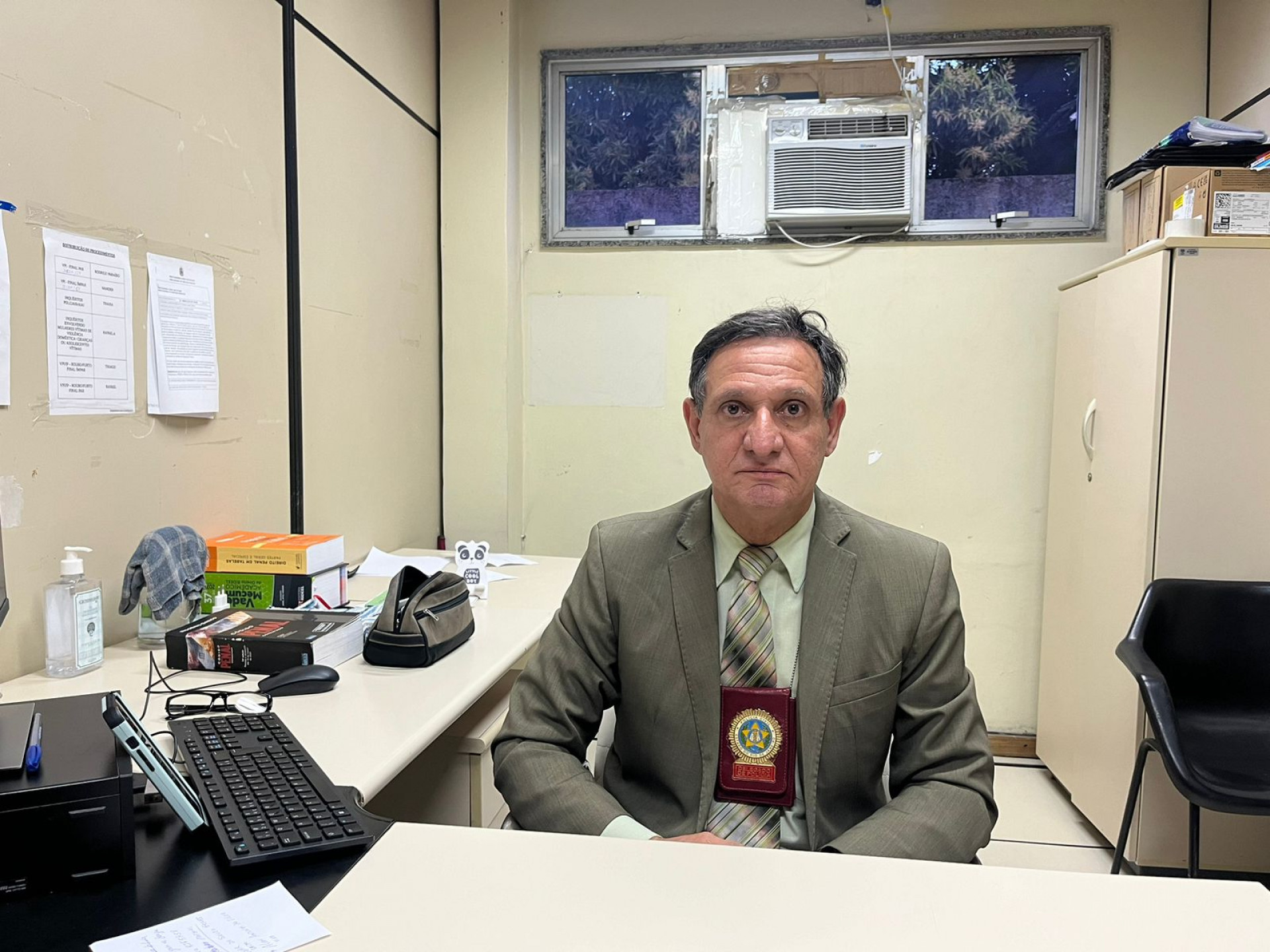 Delegado Geovan Omena, plantonista da 25 DP (Engenho Novo), que vai investigar o caso - Maria Eduarda Volta / Agência O Dia