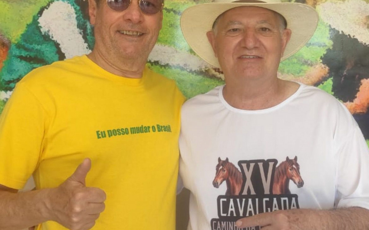 O analista político Lorenzini e o prefeito Alfredão