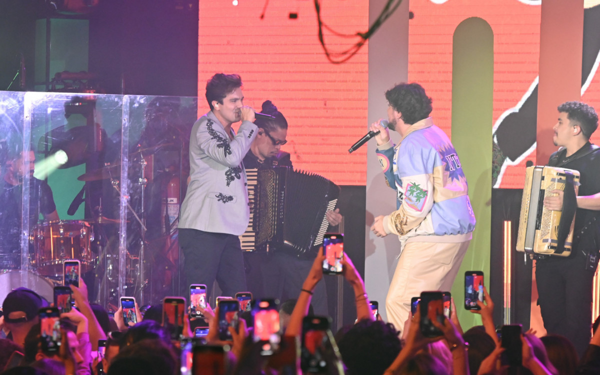 Luan Santana participa da gravação do DVD de Nattanzinho