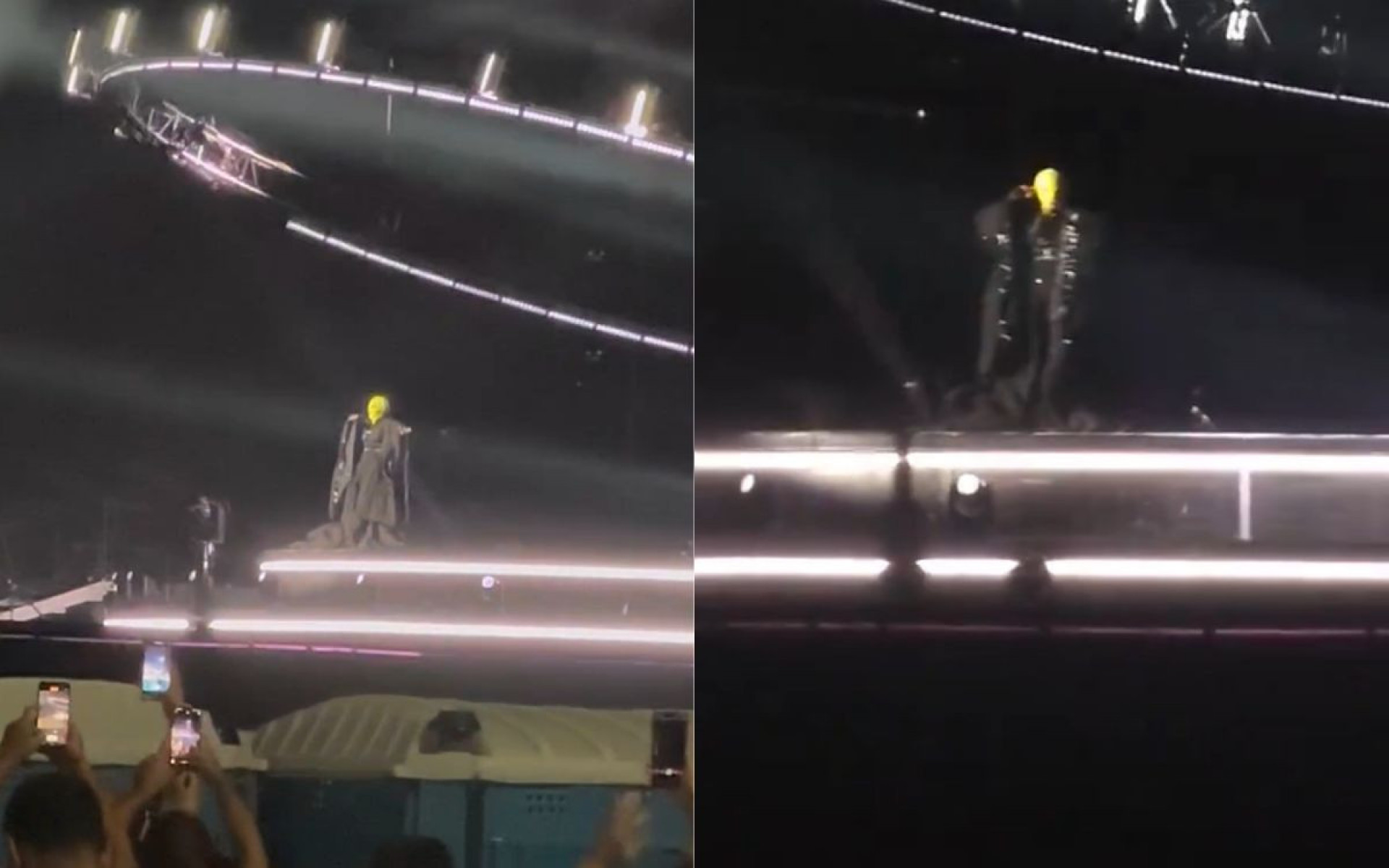 Madonna ensaia no palco montado na Praia de Copacabana - Reprodução / Redes Sociais