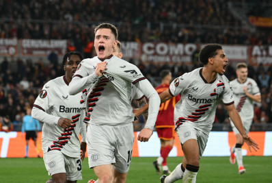 Leverkusen bate Roma na Itália e fica perto de final da Liga Europa