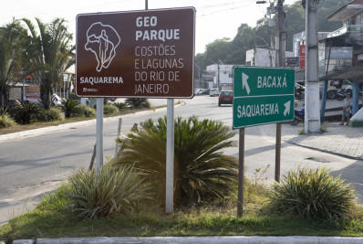 DER-RJ inicia sinalização do novo Geoparque em Saquarema