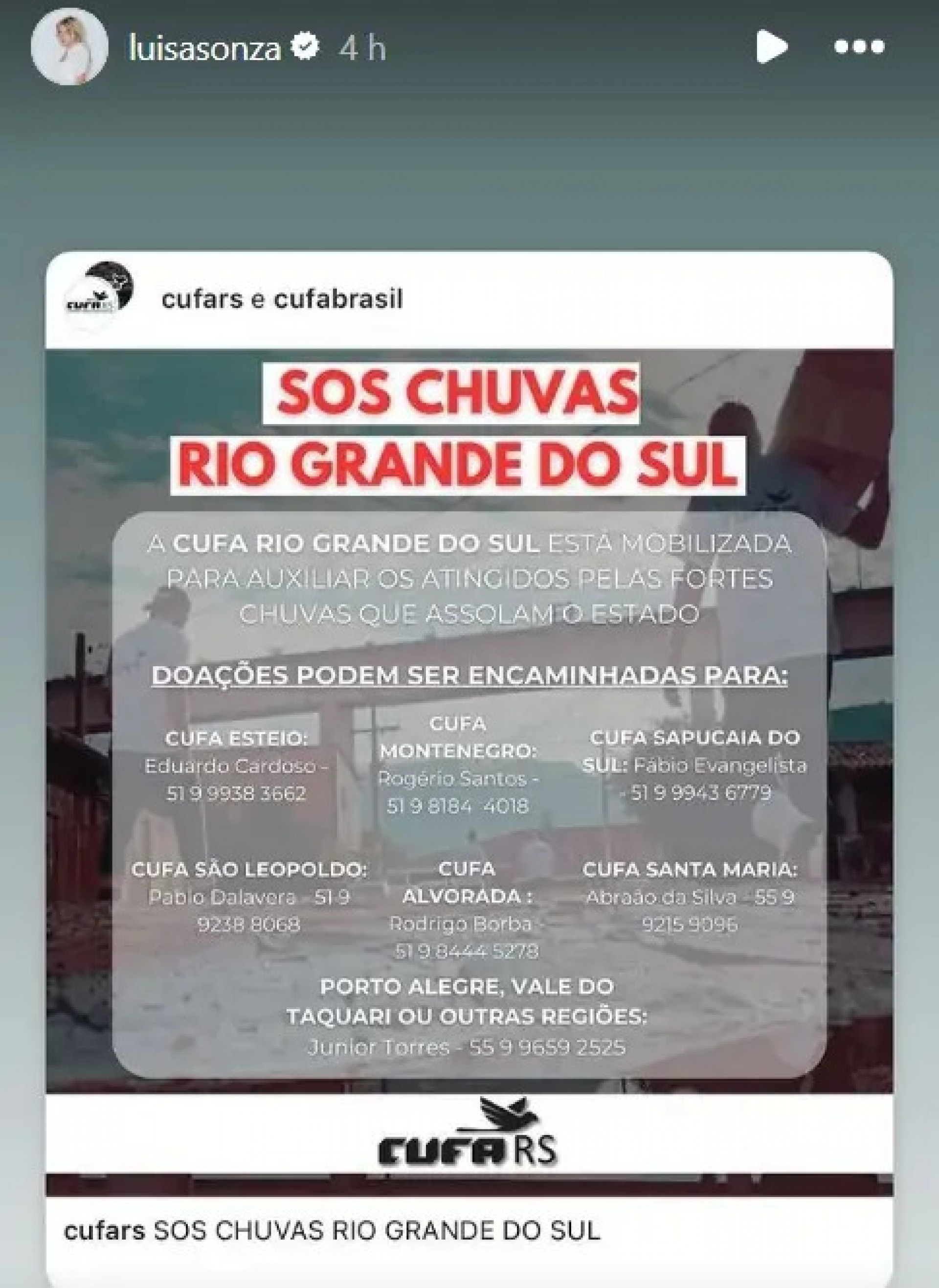 Stories de Luísa Sonza