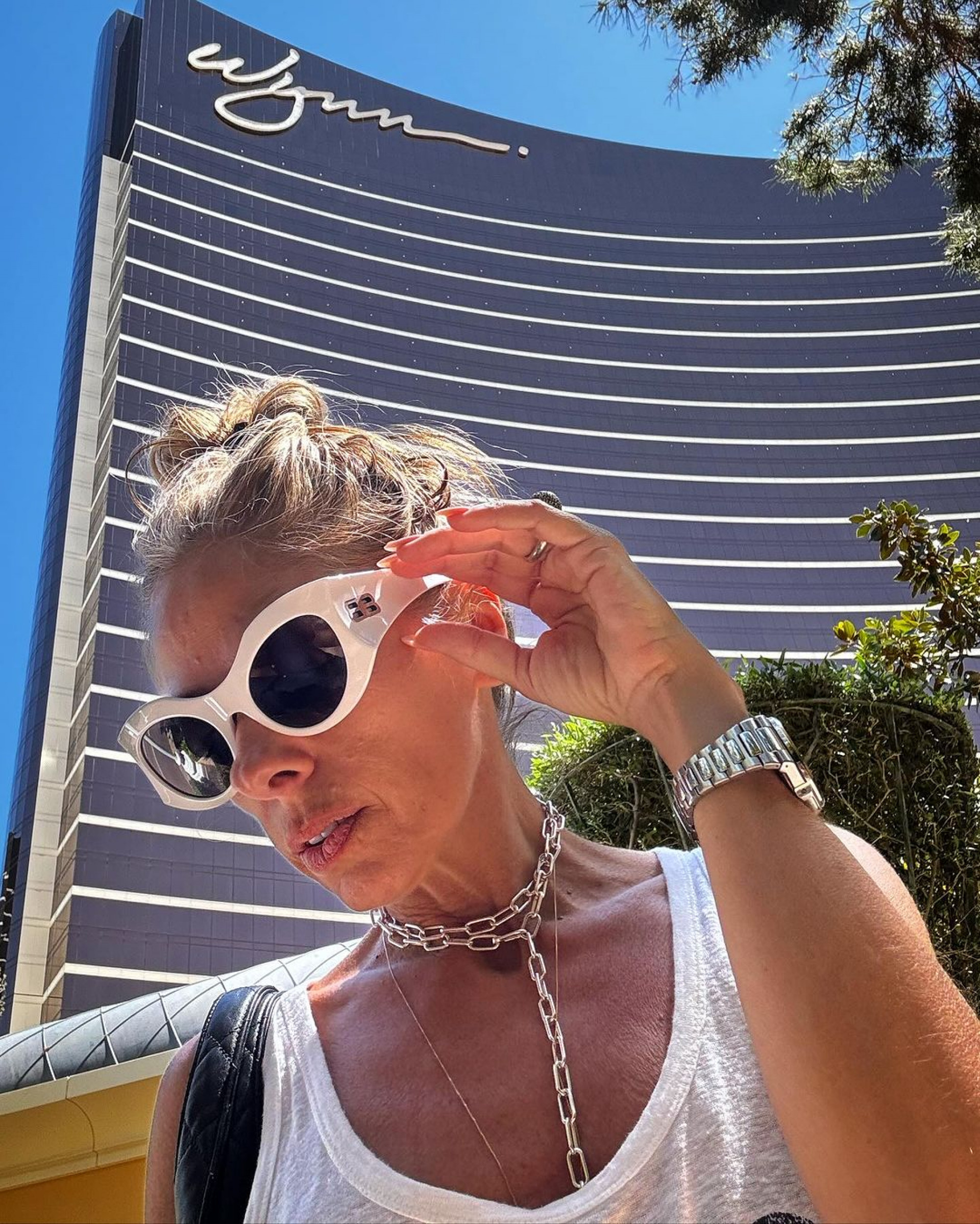 Adriane Galisteu curte dia de sol em Las Vegas - Reprodução