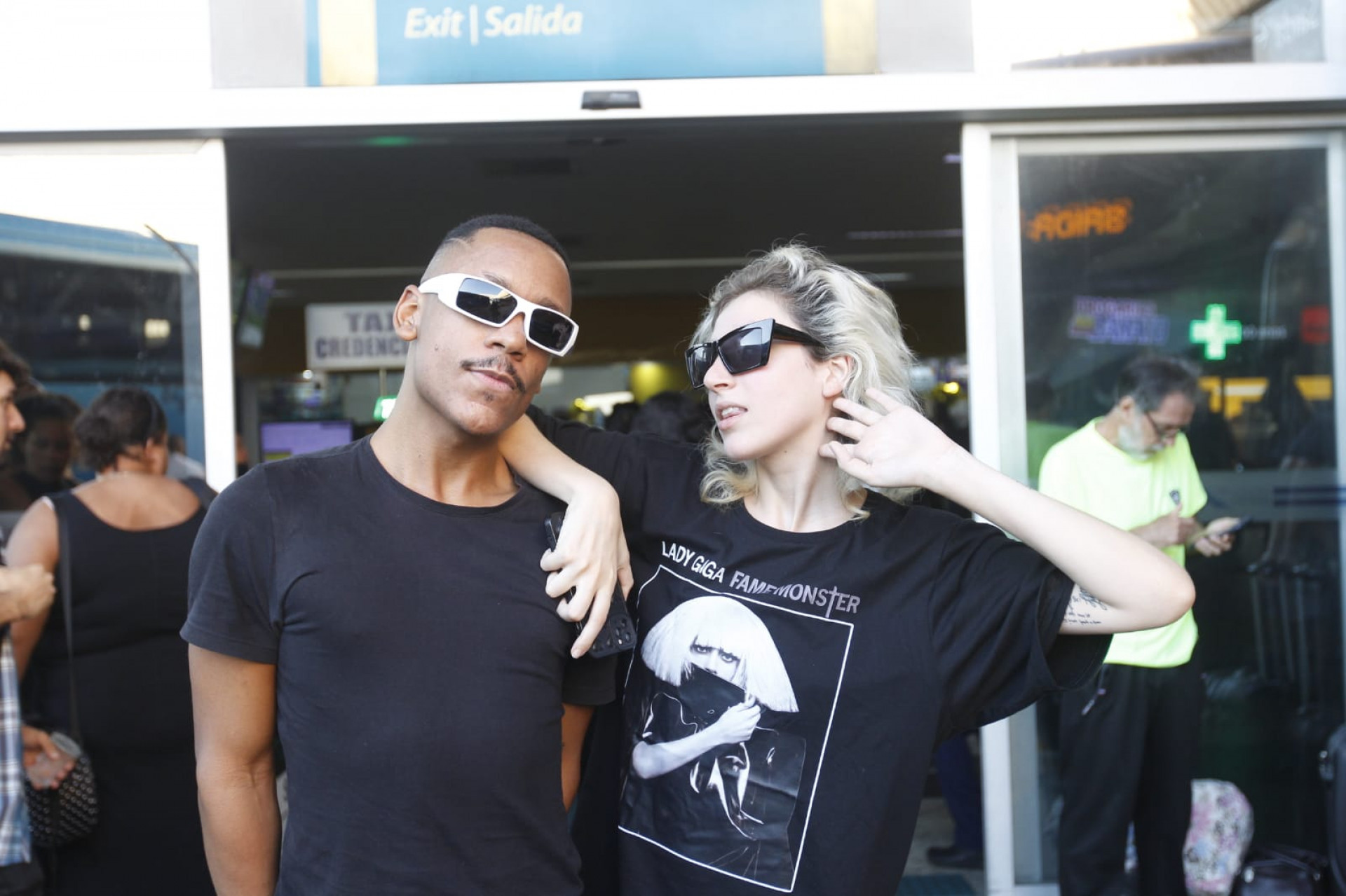 Melhores amigos, Noah e Luna saíram de São Paulo na noite desta quinta-feira (2) - Reginaldo Pimenta / Agência O Dia