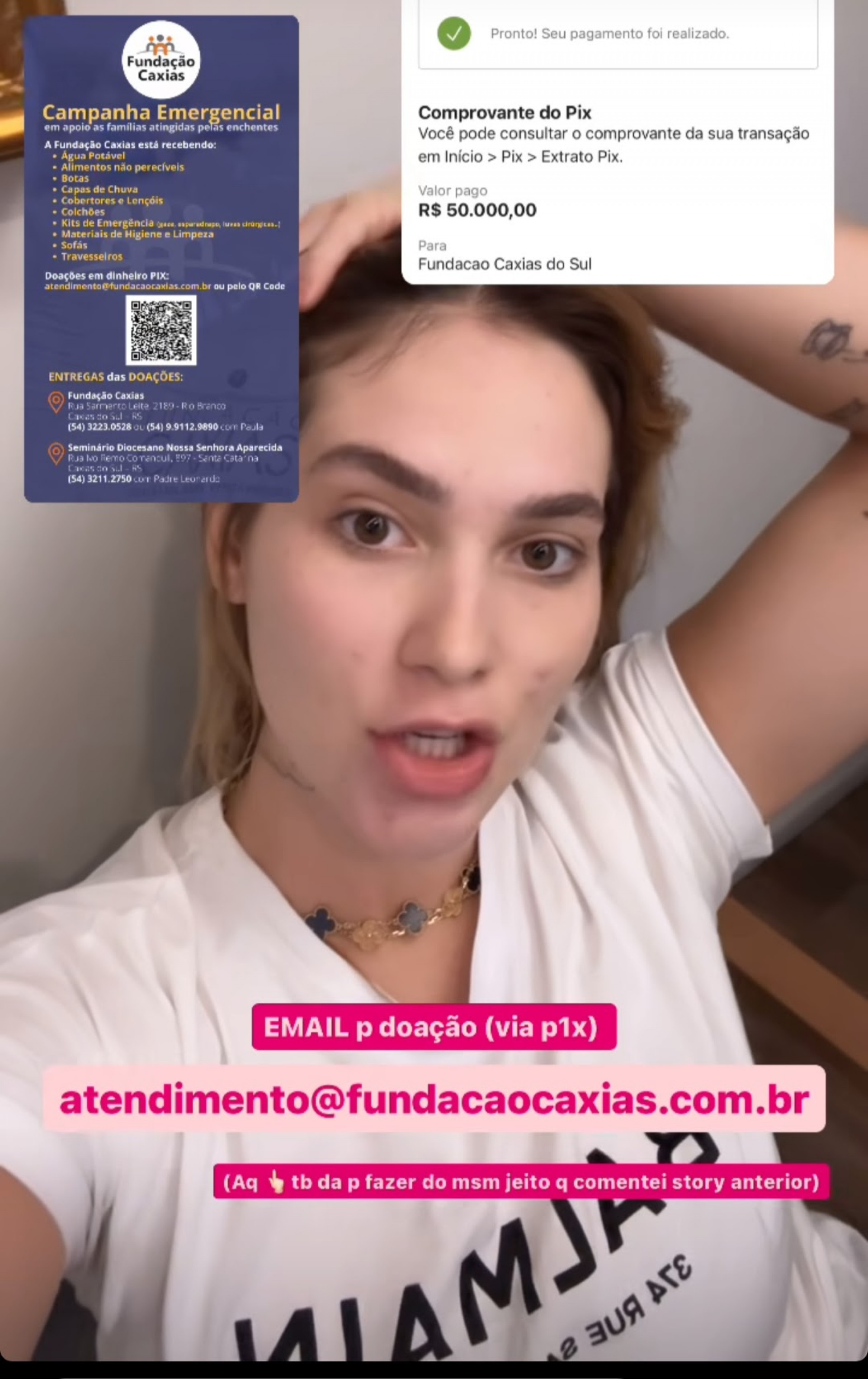 Stories de Virgínia Fonseca