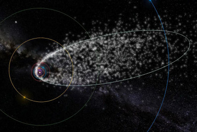 Meteoros de rastros do Halley podem ser vistos na madrugada de domingo