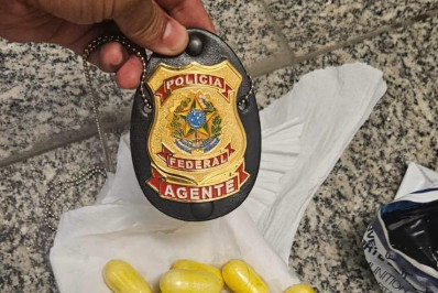 PF prende homem que ingeriu 100 cápsulas de cocaína no Aeroporto do Galeão