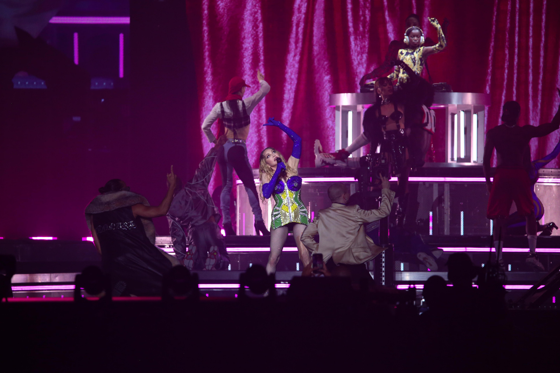 Madonna arrasa em ensaio para show em Copacabana - Dilson Silva / Agnews