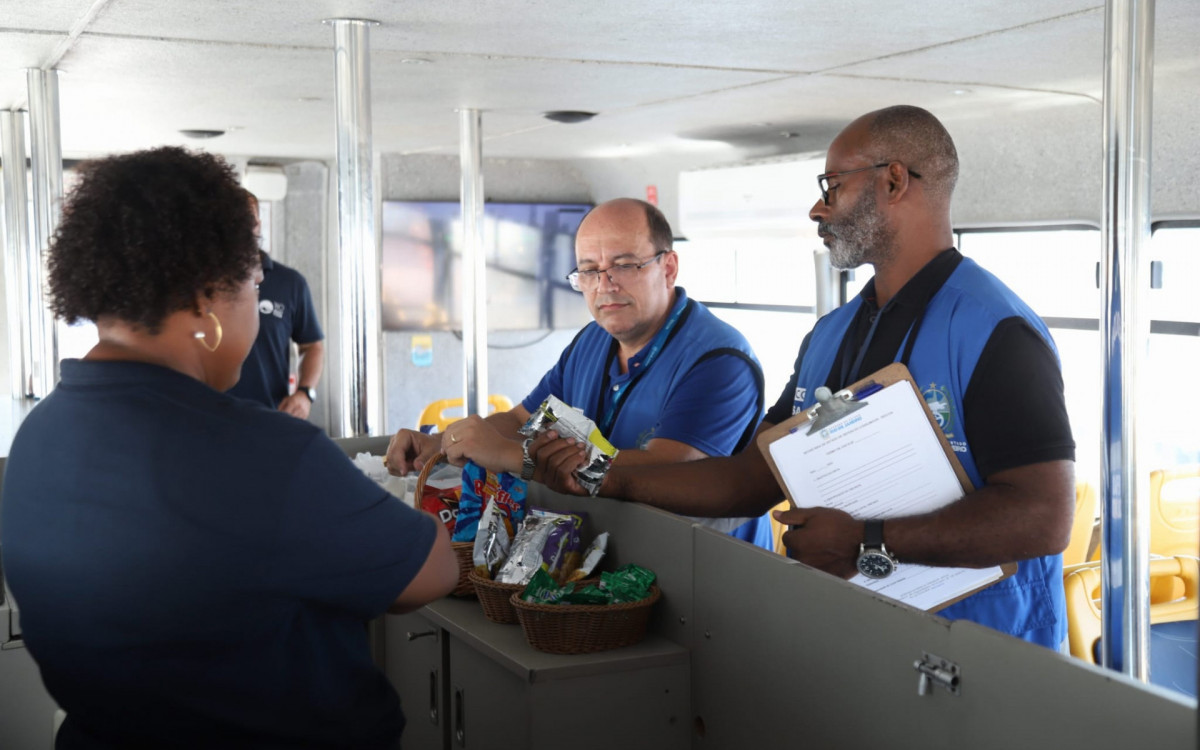 Agentes realizaram vistorias na Marina da Gloria, no Iate Clube e em Charitas