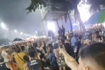 Turista grava momento em que é assaltado em Copacabana, antes do show de Madonna; assista
