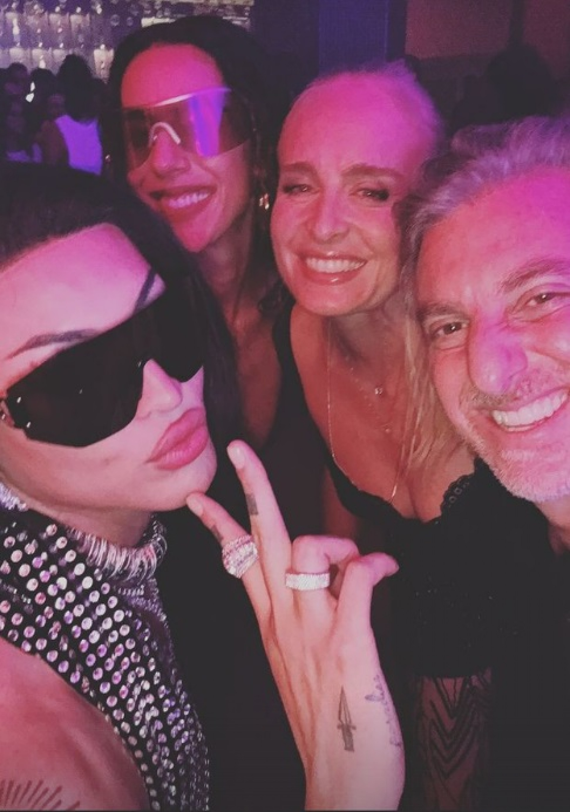 Pabllo Vittar, Marina Sena, Angélica e Luciano Huck - Reprodução do Instagram
