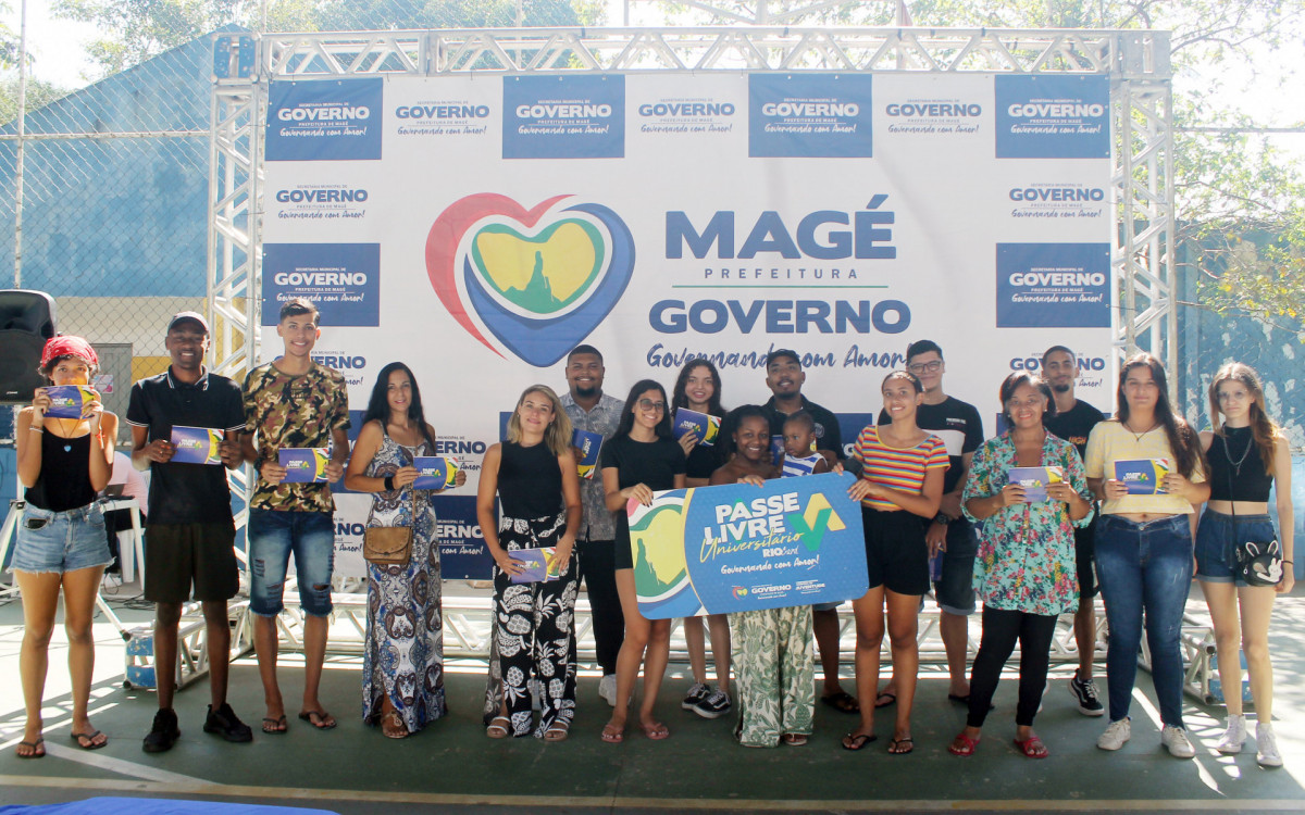 Mag&eacute; entrega passe livre universit&aacute;rio - Gilson da Costa Jr./Divulga&ccedil;&atilde;o