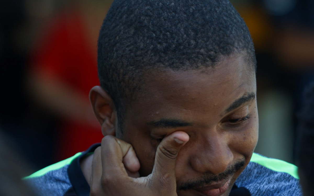 Denner Luiz, amigo de Luis Felipe que estava com ele no dia no ocorrido - Renan Areias/ Agência O Dia