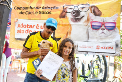 Proteção animal promoveu feira de adoção de cães e gatos em Itaipuaçu