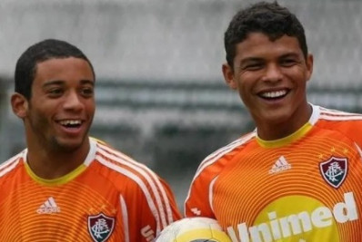 Marcelo celebra reencontro com Thiago Silva no Fluminense: 'Juntos onde tudo começou'