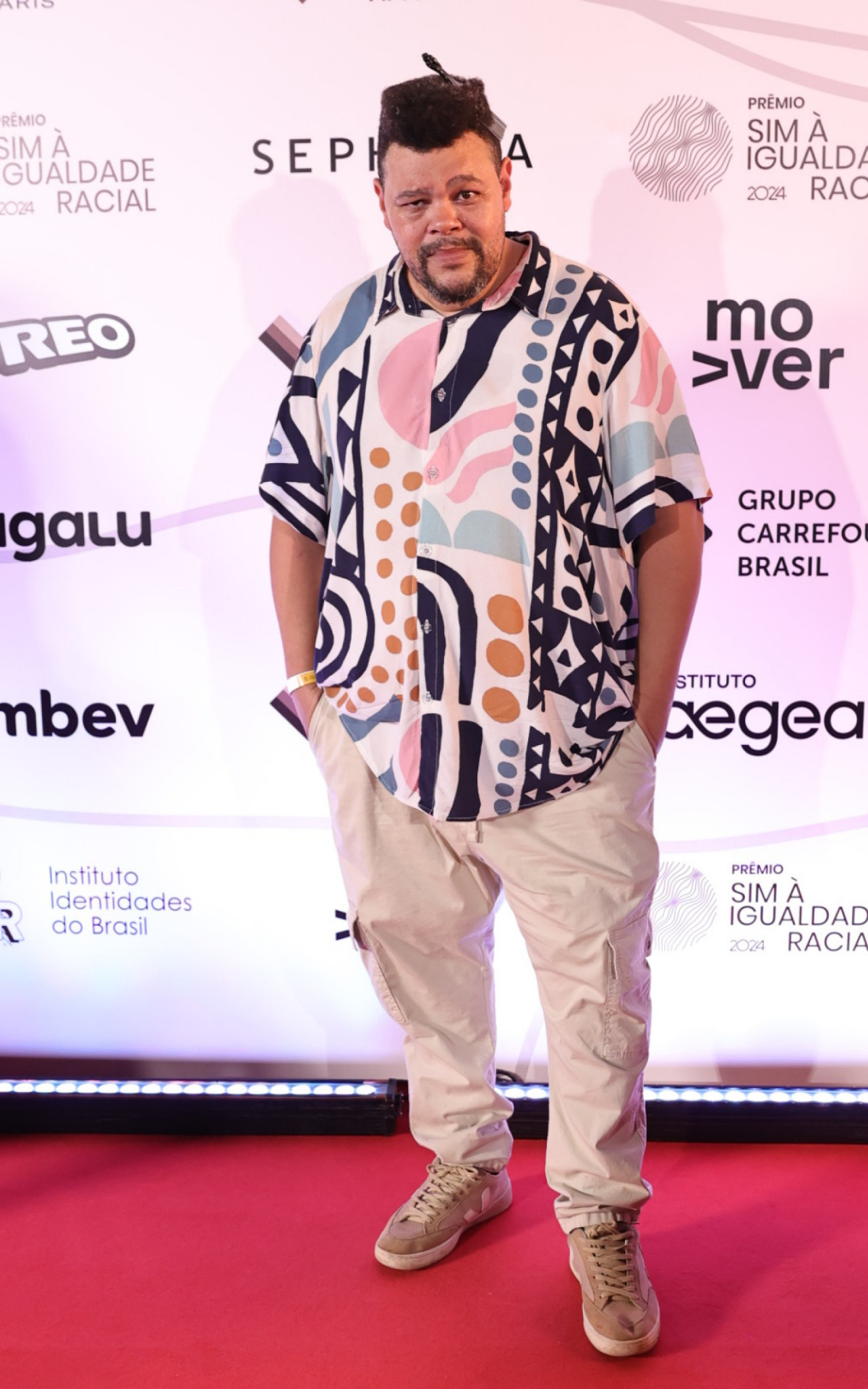 Babu Santana no \'Prêmio Sim à Igualdade Racial\' no Rio