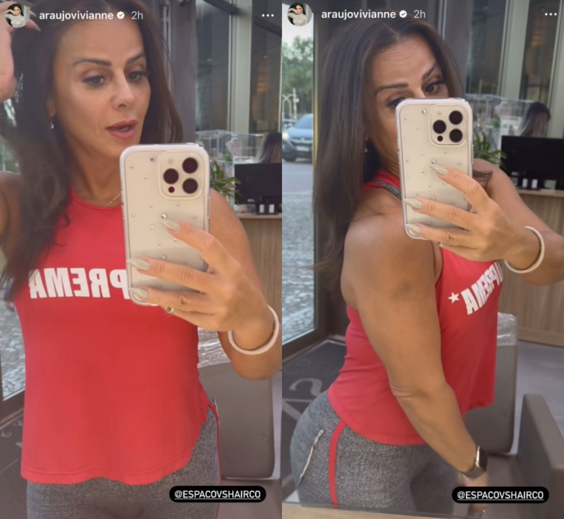Viviane Araujo mostra cabelo sem mega hair - Reprodu&ccedil;&atilde;o
