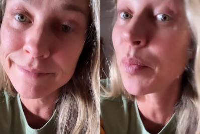 Cintia Dicker leva filho de Luana Piovani à escola e atriz agradece