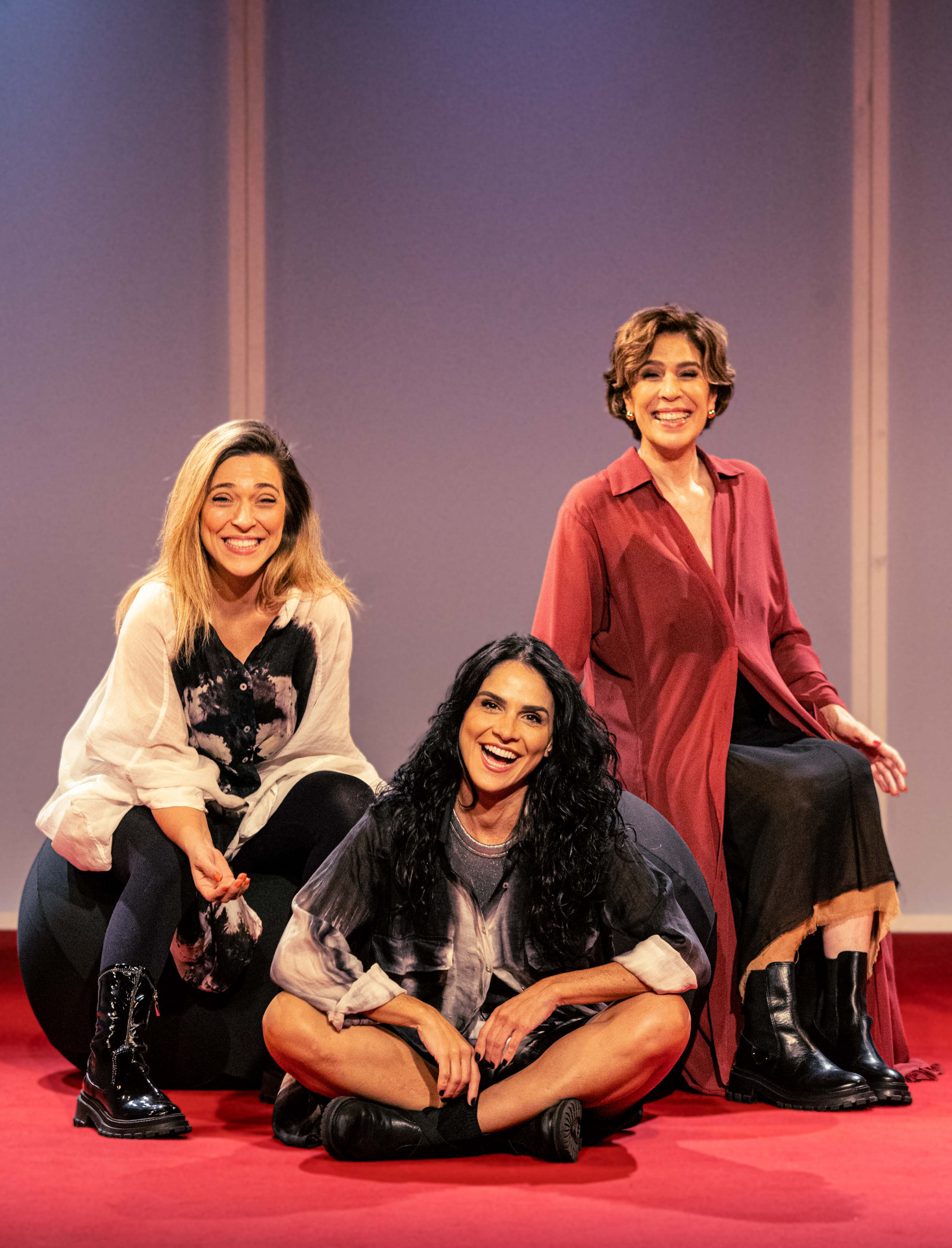 Júlia Rabello, Maria Clara Gueiros e Priscila Castello Branco  - Yan Carpenter / Divulgação