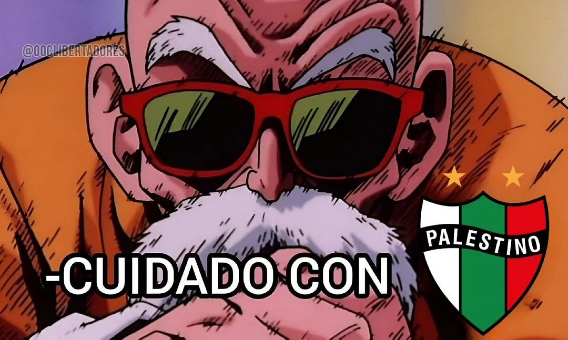 Palestino surpreendeu o Flamengo na Libertadores - Divulgação/X @OoCLibertadores