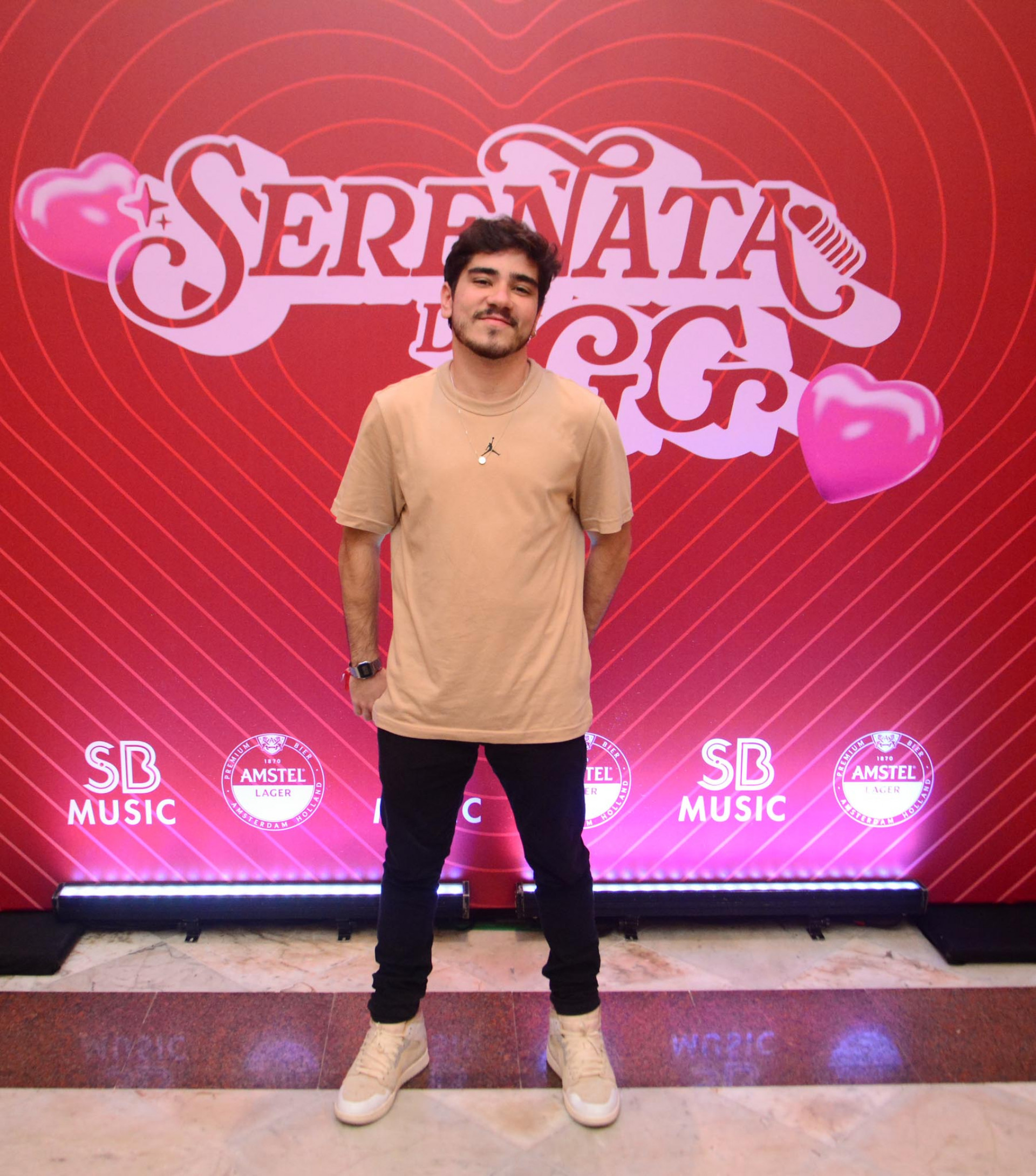 João Fernandes na gravação do DVD de Glória Groove - Webert Belicio/ Agnews