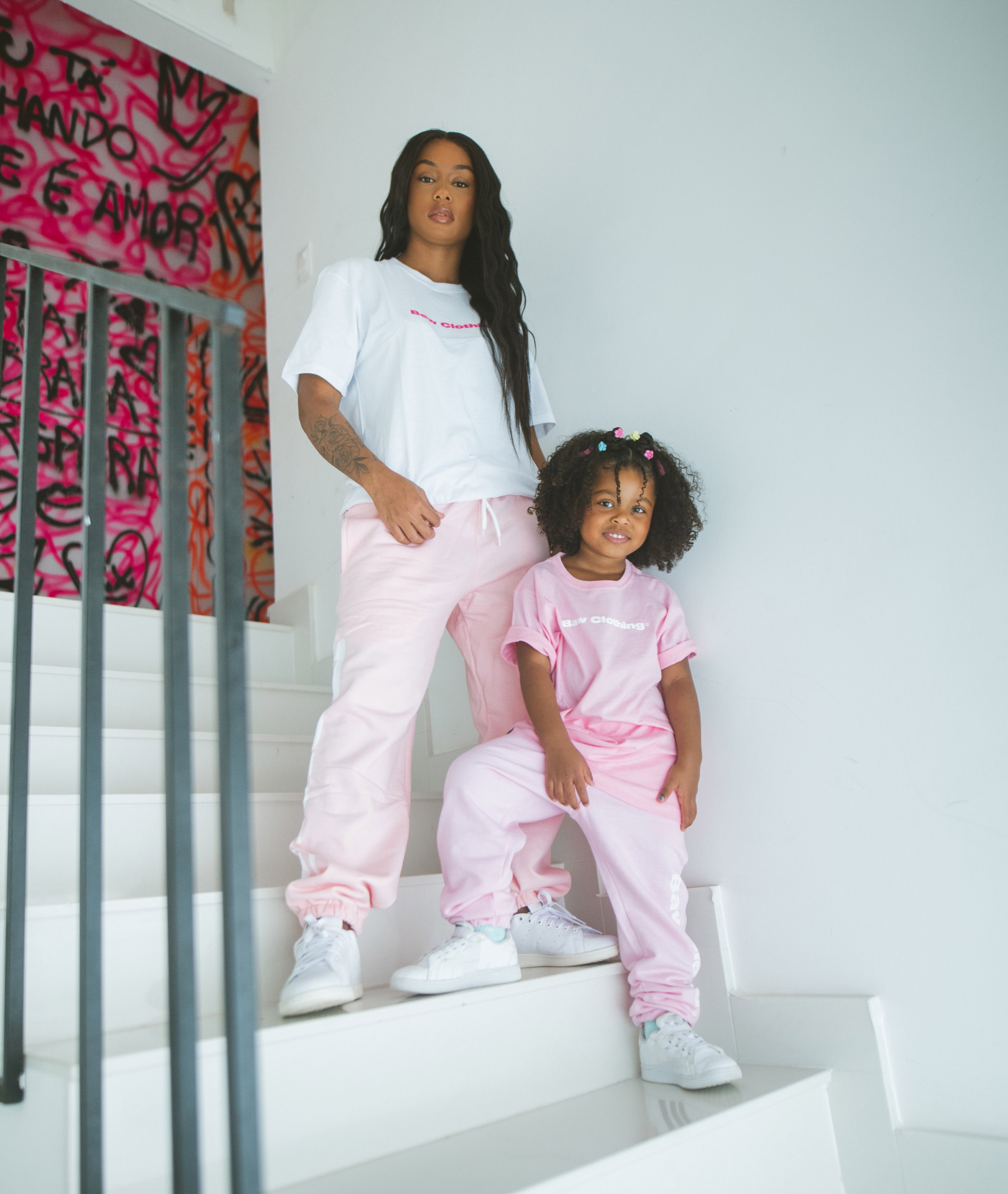 Rebecca com a filha, Morena: 'Tudo gira em torno dela' - Divulgação