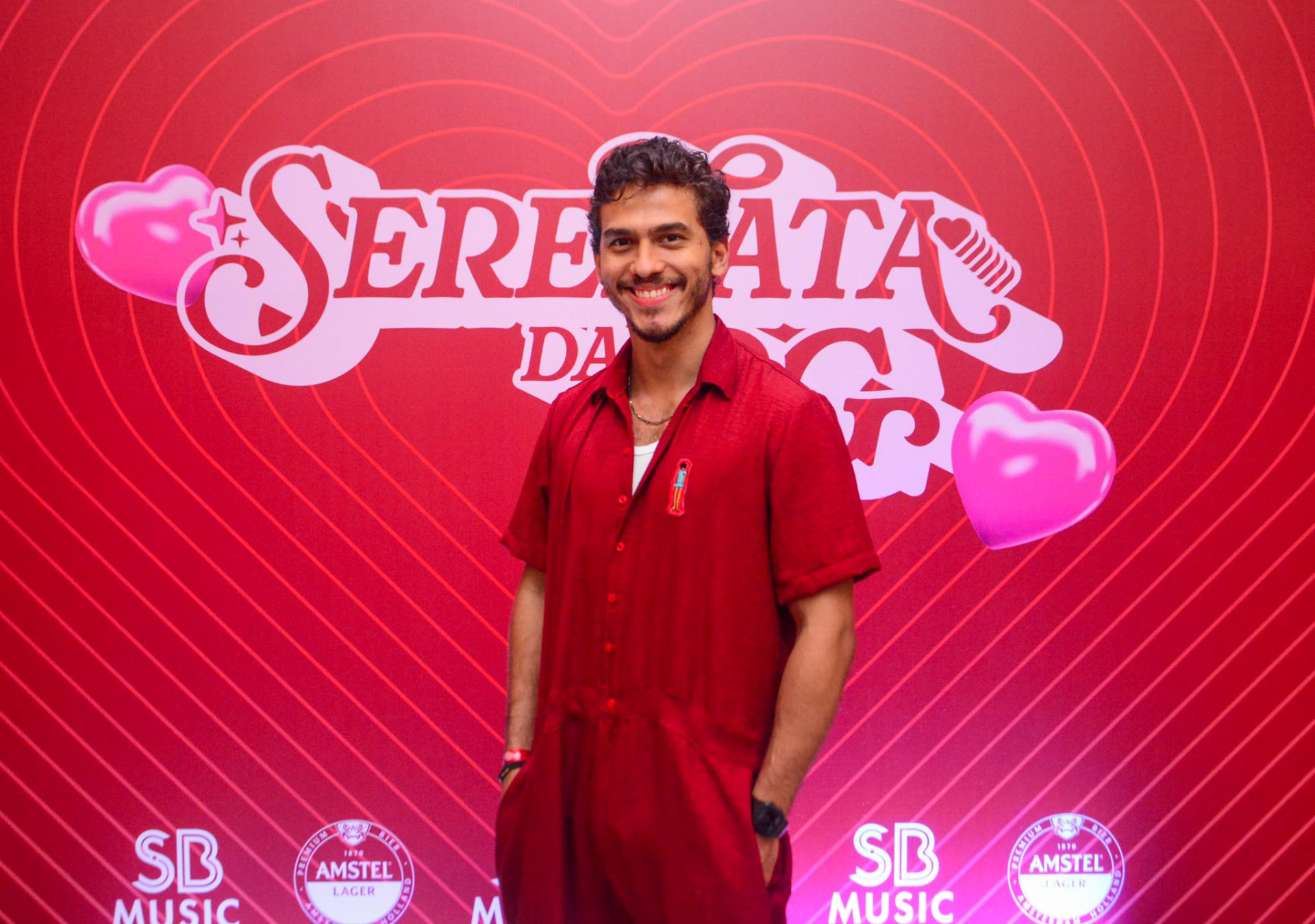 Ruan Garcia na gravação do DVD de Glória Groove - Webert Belicio/ Agnews