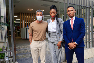 Bruno Gagliasso comparece a audiência no caso contra Day McCarthy