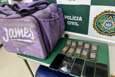 Civil prende suspeitos que se passavam por entregadores para realizar delivery de drogas
