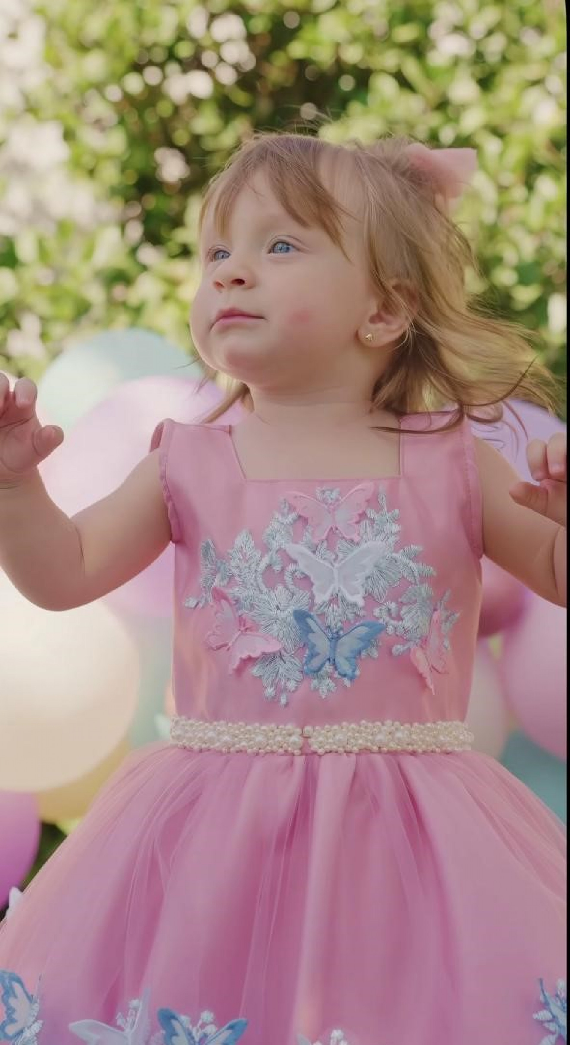 Julio Rocha e Karoline Kleine celebram aniversário da filha caçula 
 - Reprodução / Instagram 