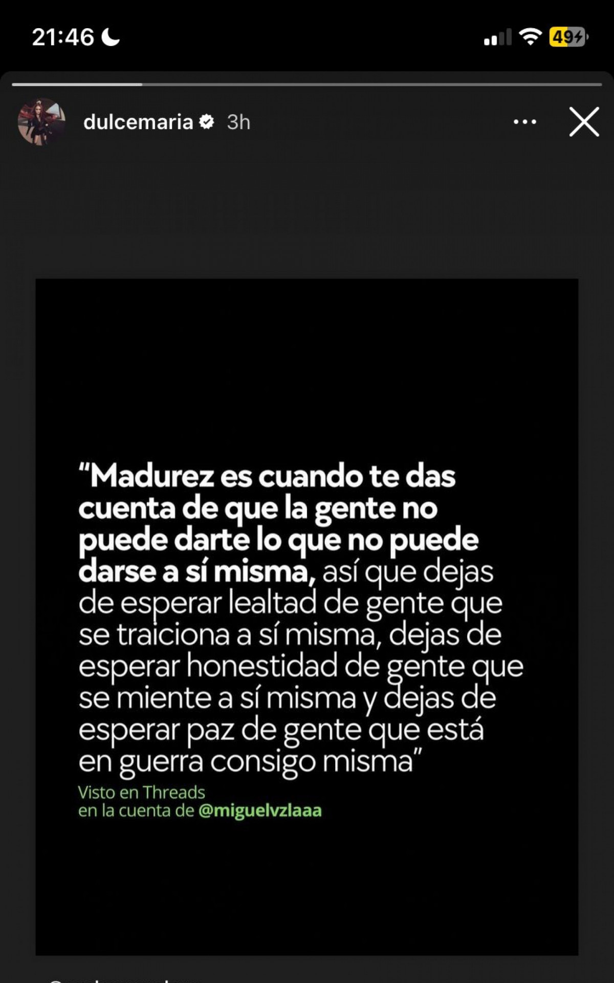 Stories de Dulce Maria