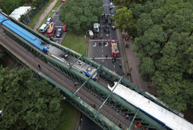 Sobe para 57 número de feridos em colisão de trens na Argentina