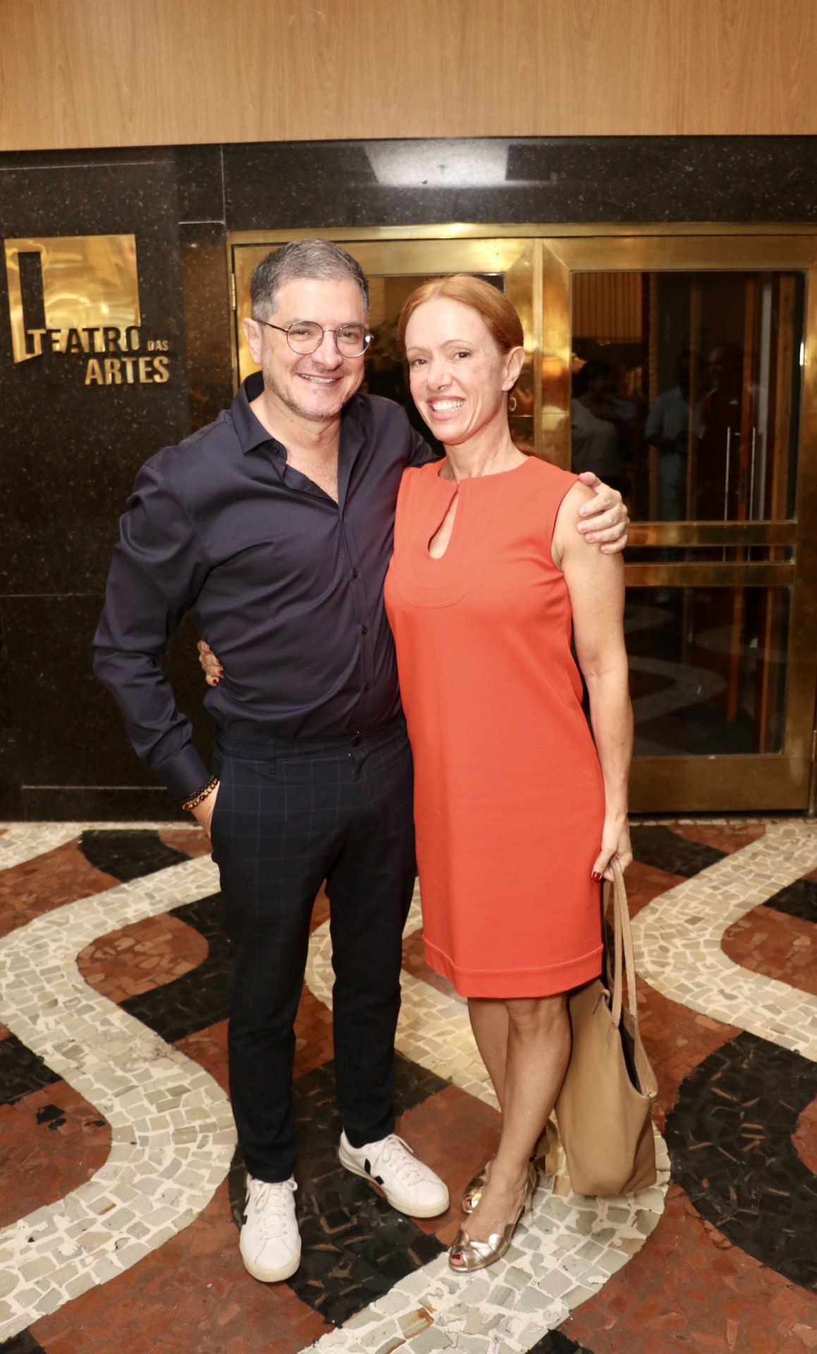 Guilherme Paiva e Bel Kutner na estreia do espetáculo Norma, no Rio - Rogério fidalgo / Agnews