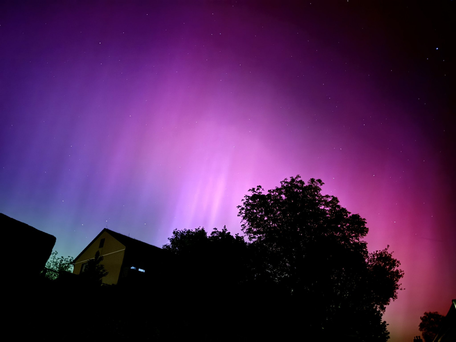 Imagens registrada por uma brasileira moradora da Alemanha - Reprodução/X