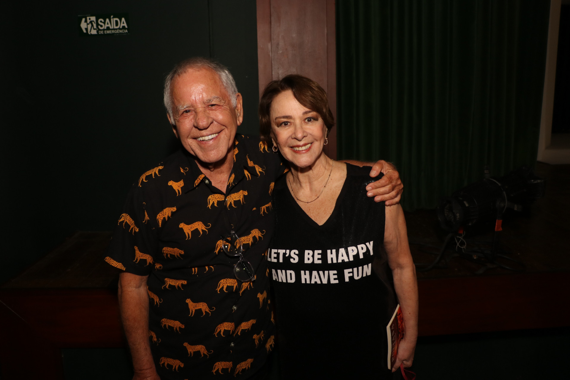 Nelson Mota e Nívea Maria na estreia da peça Norma, no Rio - Rogério fidalgo / Agnews