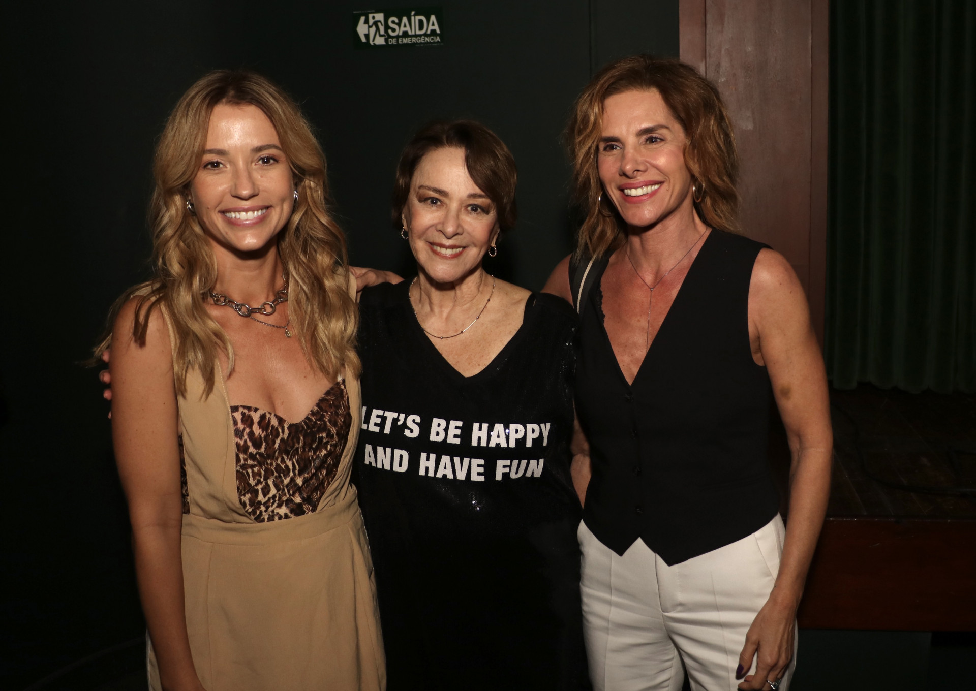 Juliana Didone, Nívea Maria e Helena Fernandes na estreia de Norma - Rogério fidalgo / Agnews