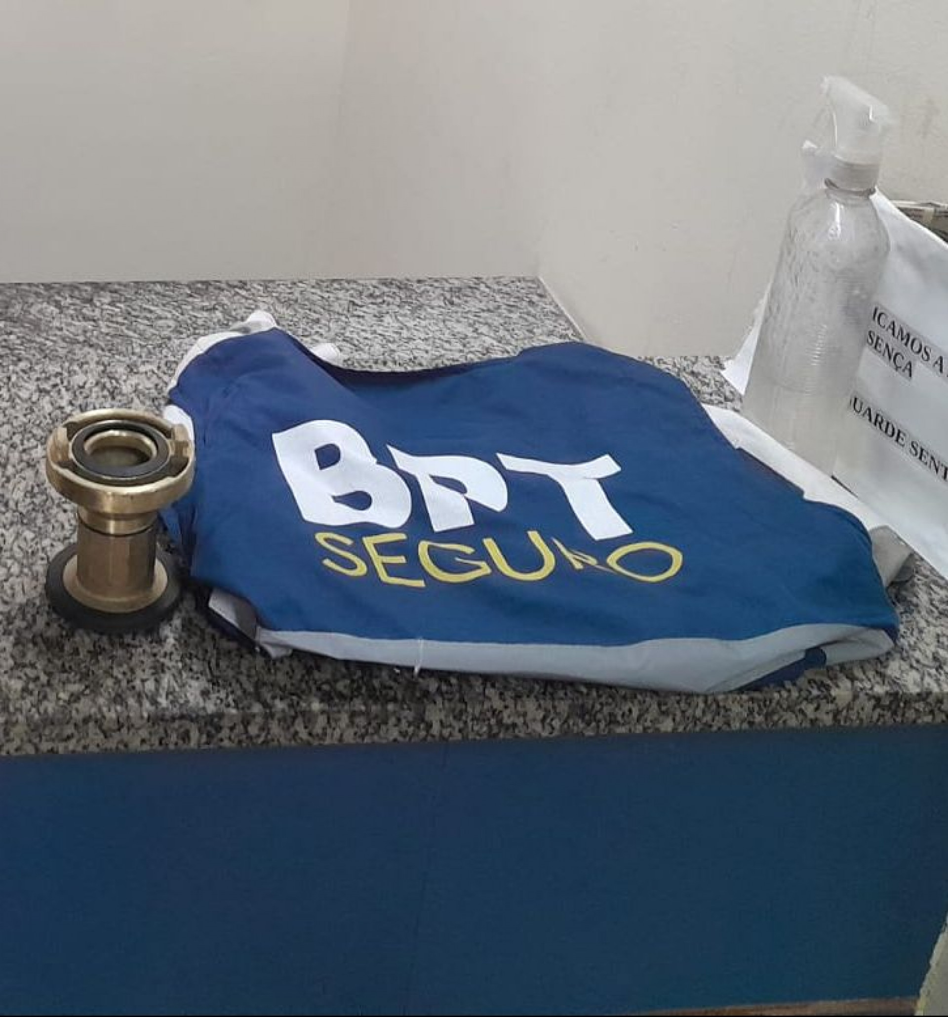 Agentes do programa BRT Seguro registraram o caso na 17&ordf; DP (S&atilde;o Crist&oacute;v&atilde;o) - Divulga&ccedil;&atilde;o / Seop