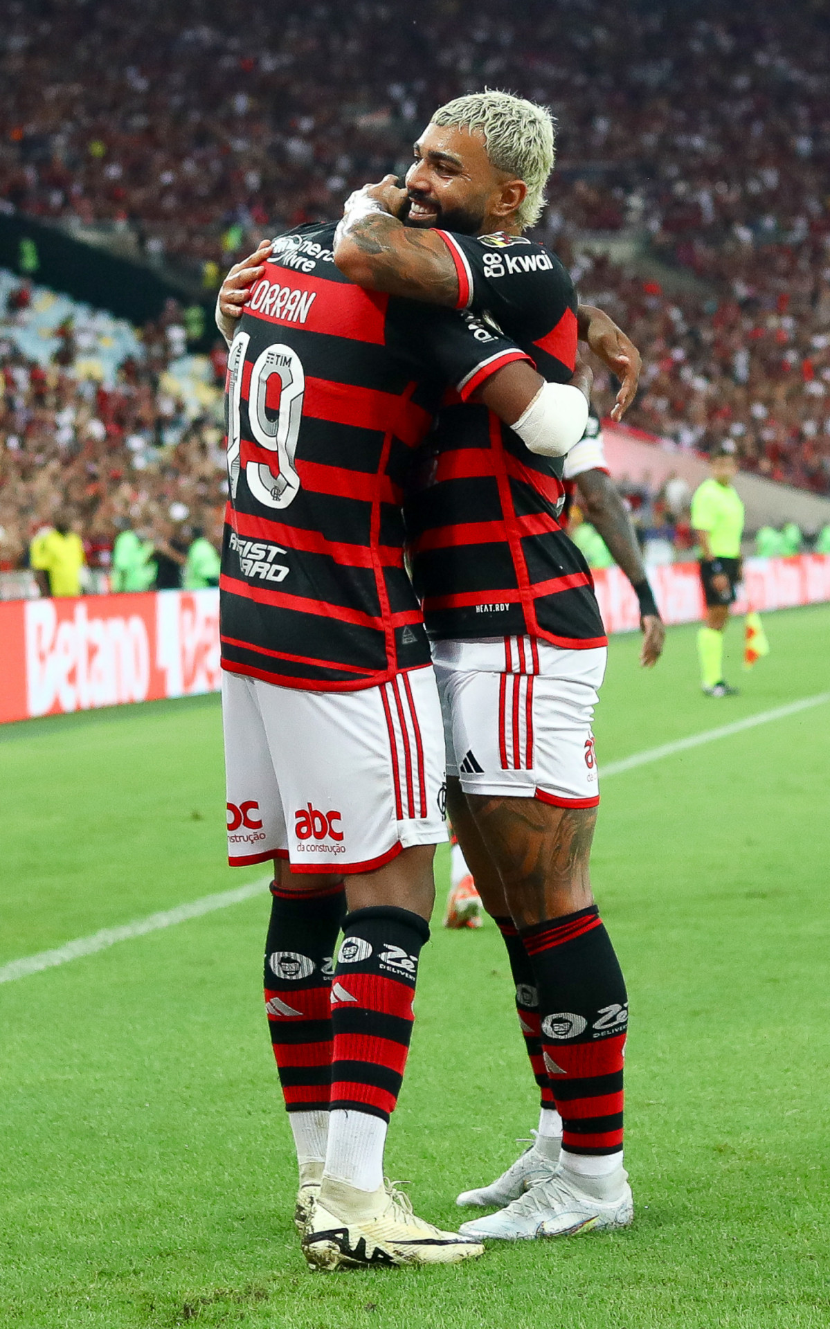Flamengo venceu o Corinthians - Gilvan de Souza e Marcelo Cortes / CRF