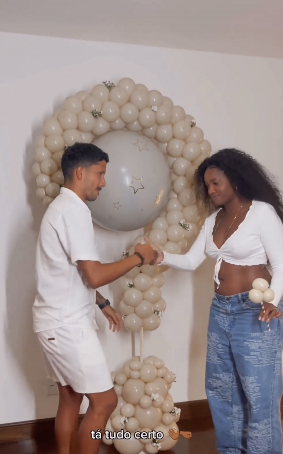 Iza revela sexo do primeiro filho com Yuri Lima - Reprodução