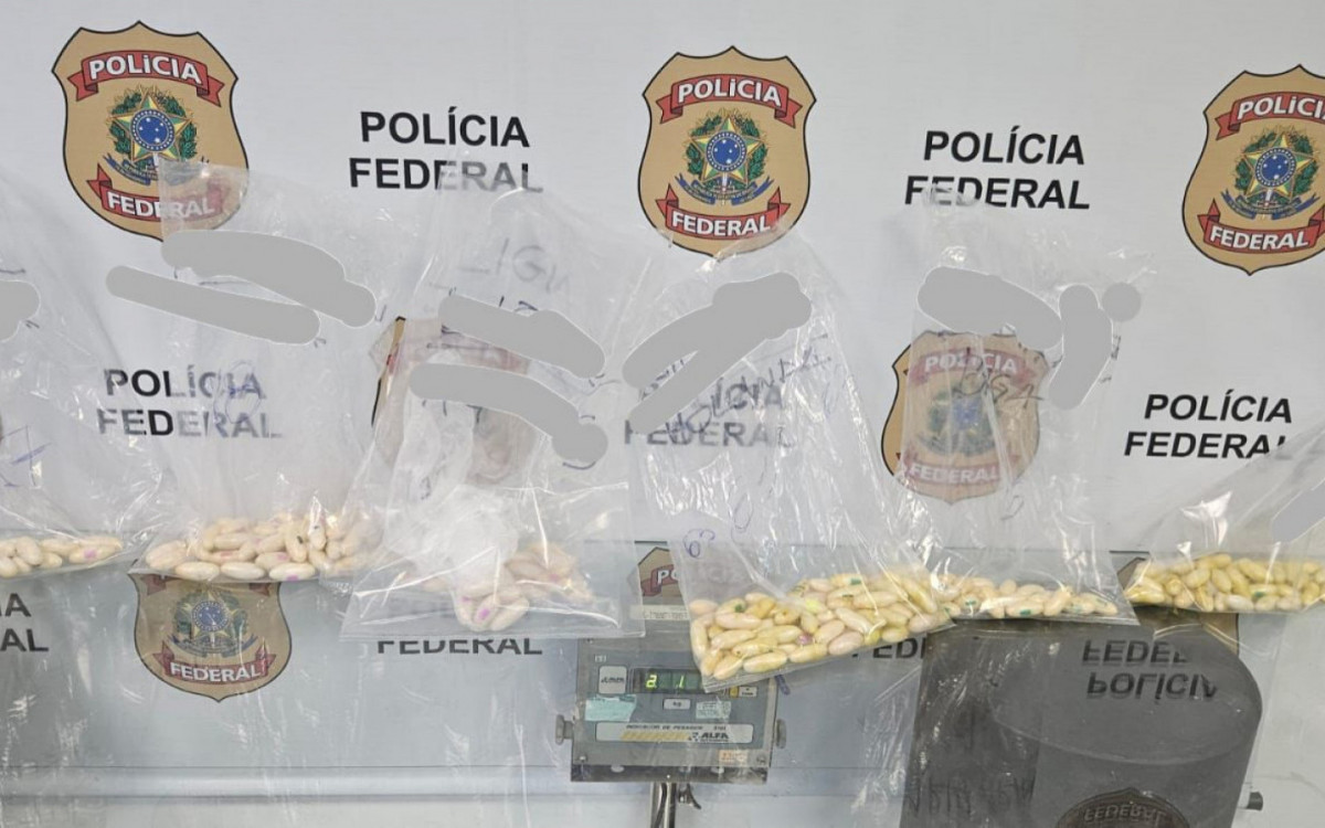 Cápsulas de cocaína estavam em intestinos de pessoas que tentaram embarcar em avião para Londres