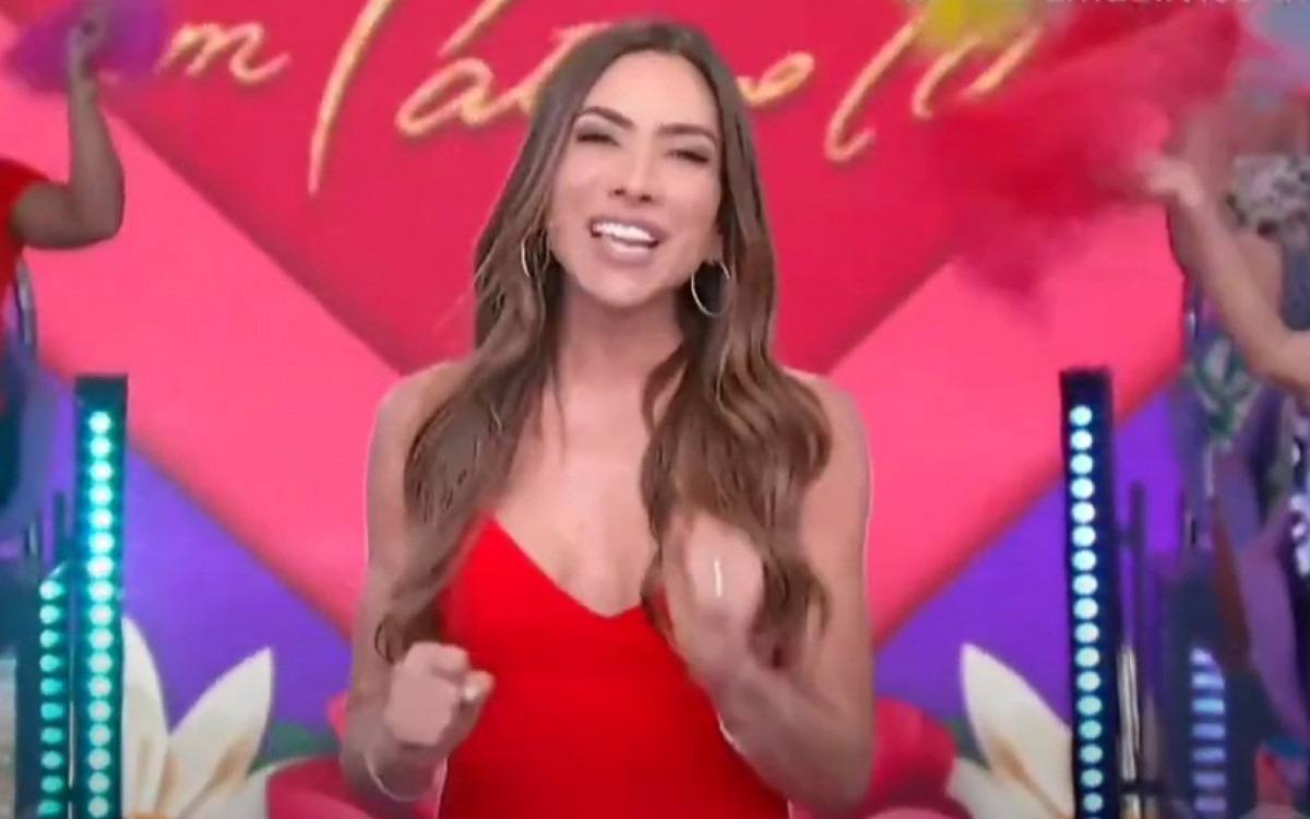Patricia Abravanel comanda o 'Programa Silvio Santos', do SBT - Reprodução de vídeo