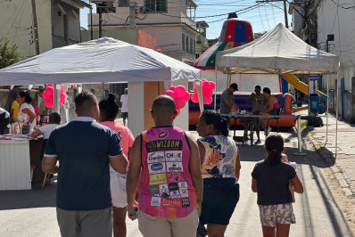 Famílias participam do ‘Sabadão de Compras’ na Vila Nova