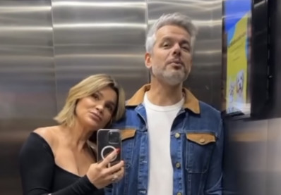 Flávia Alessandra se declara para Otaviano Costa: 'Amor da minha vida'