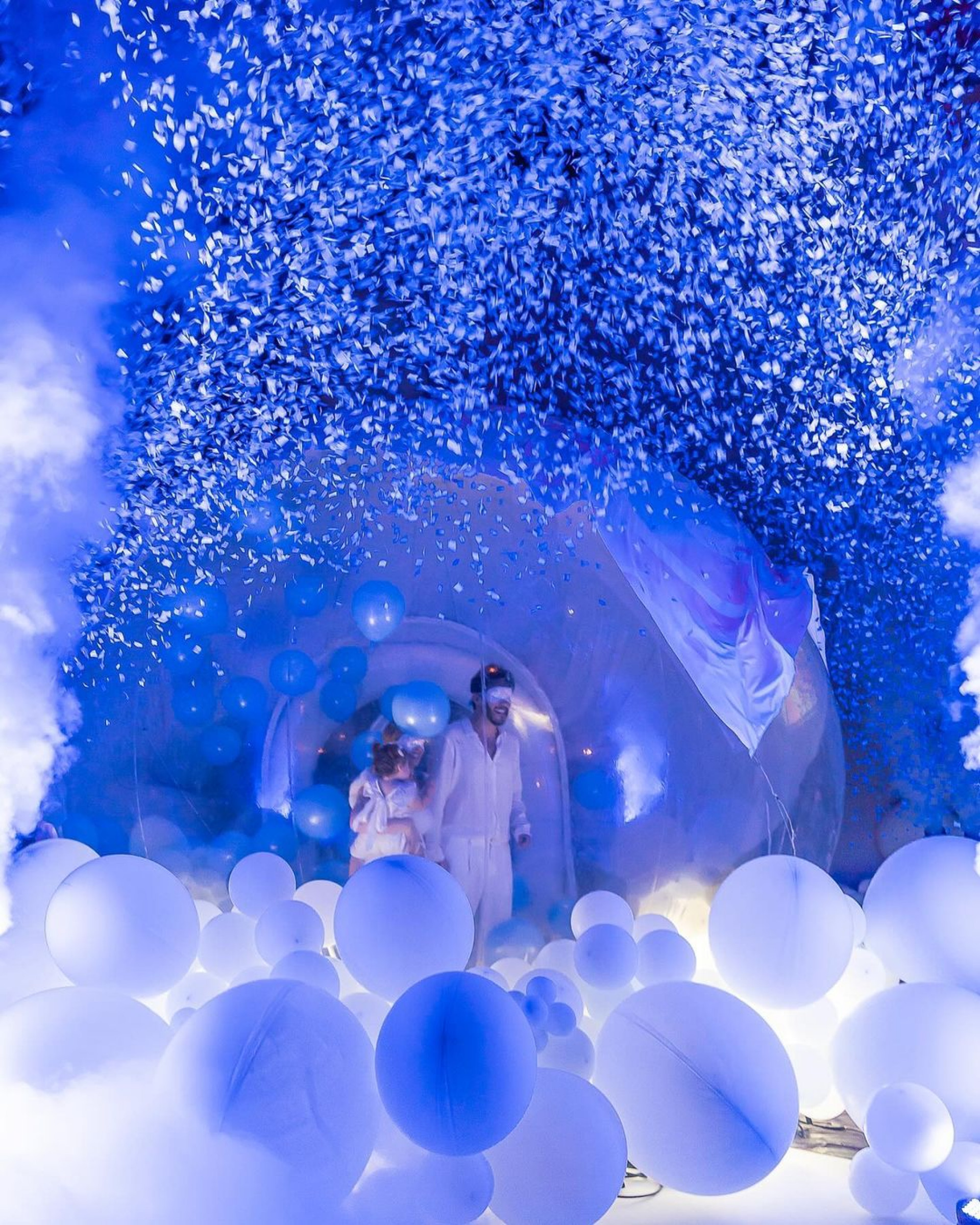 Viih Tube e Eliezer compartilham fotos de chá revelação do segundo filho - Reprodução